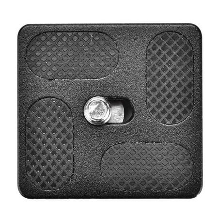 WALFRONT Quick Release Plate with 1/4inch Screw Mount for Arca Benro Monopod Tripod Ball Head SLR Camera, Release Plate for