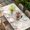 Beige, variant on Easter Bunny Table Cloths for 8 Foot Rectangle Tables, Cute Rabbit Eggs Flowers Colorful Wood Plank Patio Waterproof Elastic Fitted Tablecloths, Washable Rectangular Table Cover for Camping