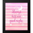 thumbnail image 2 of Dos Santos, Bella 15x18 Black Modern Framed Museum Art Print Titled - Always Kiss Me Good Night, 2 of 5