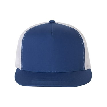 Running Partner Yupoong 6006 Flatbill Trucker Mesh Snapback Hat With Nosweat Hat Liner