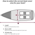 thumbnail image 5 of Boat Cover, 20-22ft Waterproof Trailerable Cover, Heavy Duty 600D Marine Grade Outboard Cover, UV Resistant for Bass Boat, Fits Bayliner V-Hull Tri-Hull Fishing Runabout Boat, Black, 5 of 7
