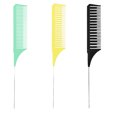 thumbnail image 4 of CAROOTU 3 Sizes Strand Comb Hair Dye Tinting Brushes Professional Anti-Static Hairdressing Comb Teeth, 4 of 6