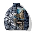 thumbnail image 2 of Chaquetas de invierno para hombre con diseño de esqueleto, modernas y cálidas con estampado 3D, nuevas |-f-| Chaquetas de plumas para hombre 2024, moda genial, nuevas en parkas de hueso, 2 of 5