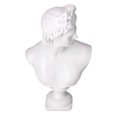 thumbnail image 3 of Nordic Style Character Figurine Bust Statue Craft Ornament for Desktop Living Room OfficeWhite, 3 of 14