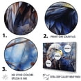 thumbnail image 3 of Designart "The Resolute Gaze Of The Bold Eagle" Animals Eagle Floater Framed Canvas Prints, 3 of 5