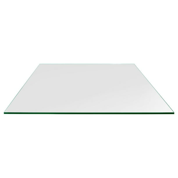 4 Thick Tempered Eased Corners, How Thick Should Glass Be To Protect A Table Top