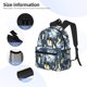 thumbnail image 3 of Disketp Penguin Arctic Adventure Mochila Ligera Clásica con Múltiples Bolsillos, Mochila Casual para Hombre y Mujer, Ideal para Escuela, Trabajo y Viajes, 3 of 6