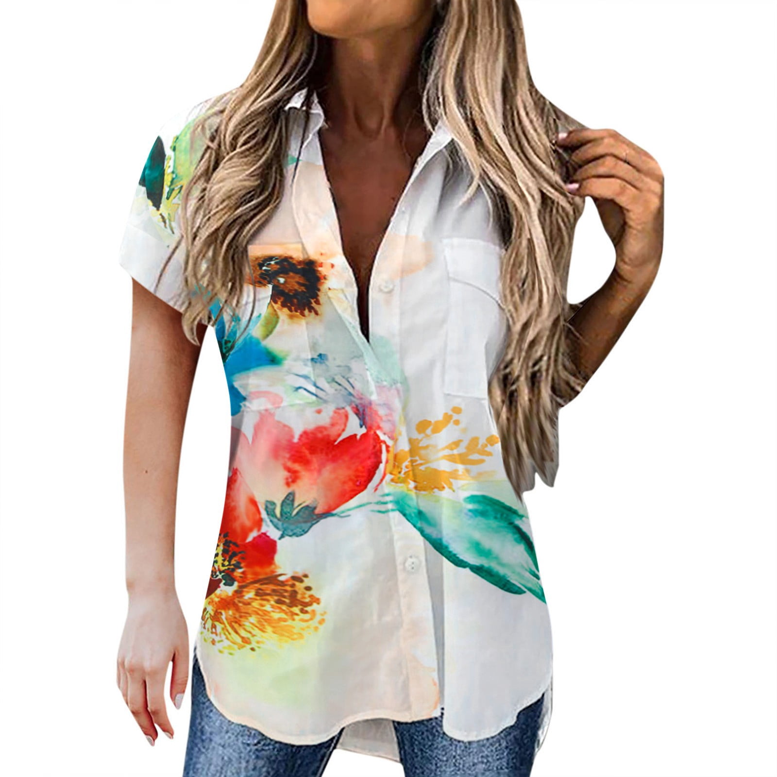 NECHOLOGY Womens Blouses White Blouses 