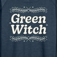 thumbnail image 3 of Instant Message - Green Witch - Women's French Terry Long Sleeve Pullover, 3 of 6