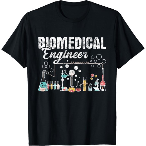 t-shirt Biomedical Engineer - Bioengineering Chemical Engineering T-Shirt mens t shirt，black，women，funny，misfits，men，journey