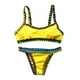 thumbnail image 4 of WILLBEST Traje de Baño de Manga Larga Para Mujer, Conjunto de Tankini Para Playa, Traje de Baño de Punto, Traje de Baño Separado de Verano Con Sombrero A Juego, Traje de Baño Informal, 4 of 4
