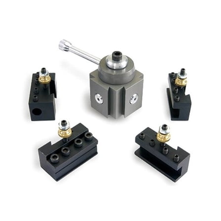 Hhip Mini Aluminum Quick Change Tool Post & Holder Kit 3900-5350