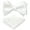 White, variant on Alizeal Mens Paisley Jacquard Untied Bow Tie Pocket Square Set, White