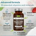 thumbnail image 3 of Igennus Methylated Men's Multivitamin, MTHFR Supplement with Active B-Vitamins, 22 Highly Bioavailable Nutrients, Multivitamin for Sustained Release, Clean Label, Non-GMO & Halal 60 Tablets, 3 of 12