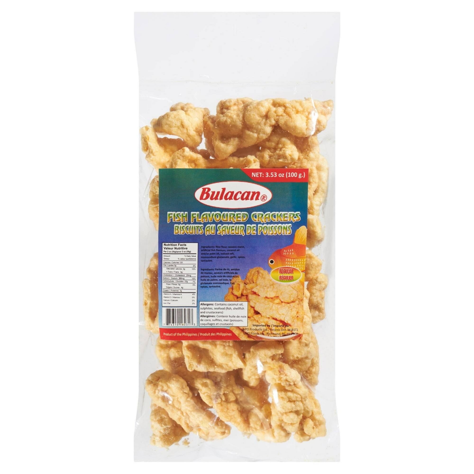 Bulacan Fish Crackers 100g per pack, Bulacan Fish Crackers