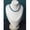 Multicolor-Dark Blue-round, variant on Multicolor Crystal Statement Choker Necklace With Square Faceted Stones