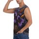 thumbnail image 3 of Fotbe Ornate Purple Floral Vase Men's Camiseta sin Mangas Estampada para Hombres, Playera Casual para Gimnasio, Entrenamiento, Playa-Small, 3 of 7