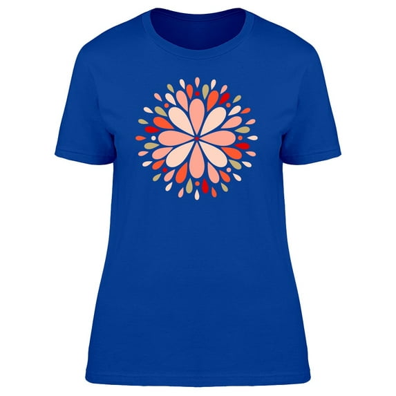 Simple Art Abstract Flower Tee Women's -Image by Shutterstock