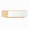 thumbnail image 3 of Nexera Riva Tv Stand for Tvs up to 80", Natural Maple, 3 of 9