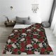 thumbnail image 5 of Balery Red Rose Skull Manta de Felpa Suave y Acogedora – Cobija de Franela Aterciopelada para Cama, Lavable y Cálida para Sofá, Mascotas, Transpirable-40"x30", 5 of 7