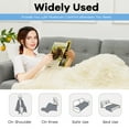 thumbnail image 5 of Costway Double Sided Bed Throw Blanket Fluffy Cozy Reversible Blanket Machine Washable Warm Luxury Blankets Bedroom Living Room, 5 of 9