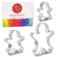 thumbnail image 3 of Ann Clark Cookie Cutters 3 Piece Gingerbread Man Cookie Cutter Set with Recipe Booklet, 2.9", 3.75", 5", 3 of 7