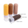 thumbnail image 2 of Assorted Color Travel Lotion Bottles for Storage 4Pcs Silicone Shampoo Dispenser, 2 of 5