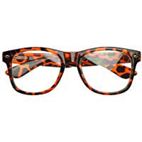 Cp Usa Vintage Inspired Eyewear Nerd Geek Tortoise Clear Lens Horn Rimmed Glasses