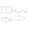 thumbnail image 4 of Pemberly Row 30" Black Reversible Single Fireclay Farmhouse Kitchen Sink, 4 of 10