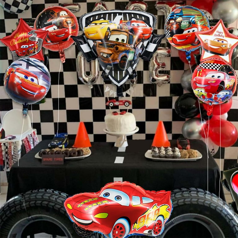 166Pc Cartoon Balloon Arch Kit - Lightning Theme Party Decorations