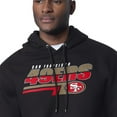 thumbnail image 3 of Men's Starter Black San Francisco 49ers Logo Push Graphic Hoodie, 3 of 3