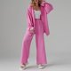thumbnail image 1 of Camisa Conjunto de pijama de 2 piezas para mujer, conjunto de ropa de dormir informal de 2 piezas, conjunto de ropa de dormir holgada Ygjytge Rosa T S para Mujer, 1 of 5