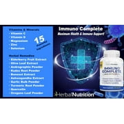 Immune Boosting Combo - D3 Liquid Drops Plus Immuno Complete Multi-Ingredient Capsules