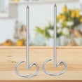 thumbnail image 4 of SKISUNO 6 Pcs Brochettes Compatibles avec Friteuse à Air Chaud en Acier Inoxydable pour Réunions de Famille, 4 of 8
