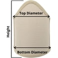 thumbnail image 5 of Scalloped Wall Sconce 6 Inch Shield Half Lamp Shade, 5 of 6