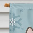thumbnail image 3 of Caroline's Treasures BB1734CHF Winter Holiday French Bulldog Flag Canvas House Size , Large, multicolor, 3 of 4