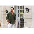 thumbnail image 3 of COOFANDY Men's Long Sleeve Button Down Shirts Stretchy Business Casual Shirt, 3 of 6