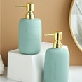 thumbnail image 5 of Dowbom Ceramic Soap Dispenser With Pump, Refillable Lotion Dispenser For Bathroom, Shampoo, 5 of 8