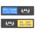 thumbnail image 1 of 2 letreros deslizantes de privacidad para oficina, letrero de "No molestar", letrero para puerta de conferencia de oficina, 1 of 8