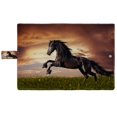 thumbnail image 3 of PKQWTM Black Friesian horse gallop Book Cover Book Protector Book Sleeve Book Pouch Book Bag 6x9 inch, 3 of 4