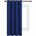 thumbnail image 1 of Window Decoration Curtain - Thermal Insulated Blackout Curtains with Heavy Duty Solid Eyelets for Heavy Fallen Baby Living Room, 132 cm Width by 158 H, 1 of 5