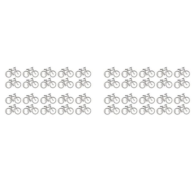 40 Unids / Lote Abridor de de Cerveza de Metal de Bicicleta Llaveros para Abrebotellas Regalo para Ciclismo