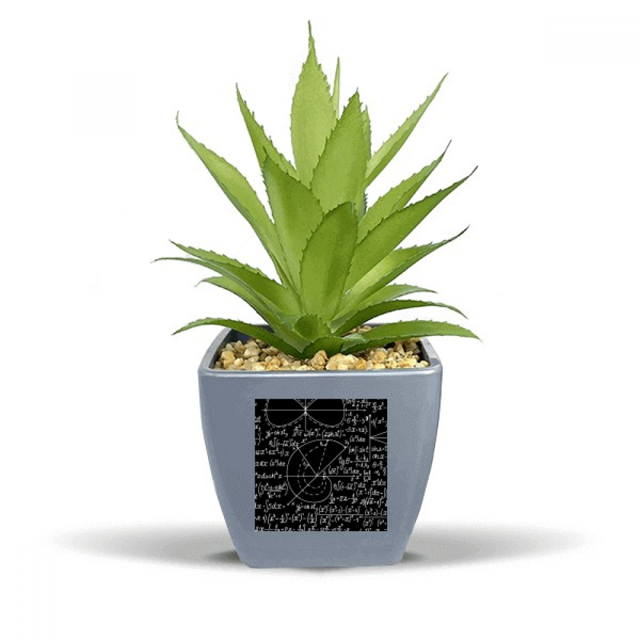Formules Science Bâton de Calcul Figurine Faux Ananas Pot de Fleurs Vase Mini Décor