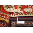 thumbnail image 6 of Hand Knotted Shaal Wool Rug - 3'2'' x 4'3'', 6 of 8