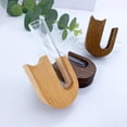 thumbnail image 5 of ABCISI Cat Whisker Holder with Cat Shaped, Petite Glass Cat Whisker Collector & Mini Decorative Vase, Ideal as Pet Keepsake Box or Loss of Cat Sympathy Gift, Home Decor (Fridge Magnet-Beech Wood), 5 of 13