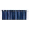 thumbnail image 2 of Lined-Navy Blue Ring / Grommet Top Velvet Curtain / Drape  -60W x 108L-Piece, 2 of 2