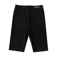 thumbnail image 4 of MGDXOX Girls Printed Athletic Biker Shorts High Waist Stretchy Soft Knee Length Shorts Breathable Bottoms for Sports Running and All Season Casual Wear Black 12 Years, 4 of 9