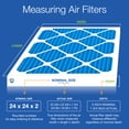 thumbnail image 3 of Nordic Pure 24x24x2 Pleated MERV 7 Air Filters 3 Pack, 3 of 7