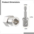 thumbnail image 4 of Manivelle de Cric de Remorque, Outil Stabilisateur RV en Acier Inoxydable, Pièce de Rechange Robuste pour Crics de Camping, Ajustement Universel avec Design de Douille Hexagonale, 4 of 8