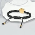 thumbnail image 3 of Paw Print Cremation Urns Bracelet for Ashes Adjustable Braided Rope Keepsake Bangle Jewelry for Women Men Memorial Bracelet for Dog Cat, 3 of 5